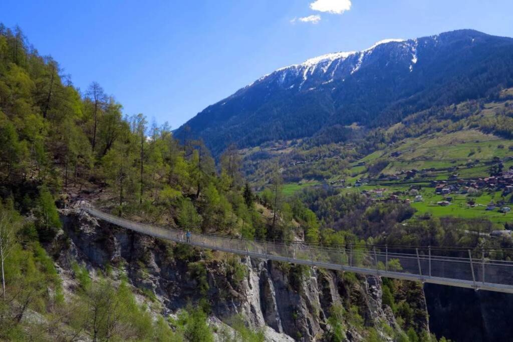 Appartement "Le Ver Luisant" A Saint-Martin, Val D'Herens, Valais المظهر الخارجي الصورة